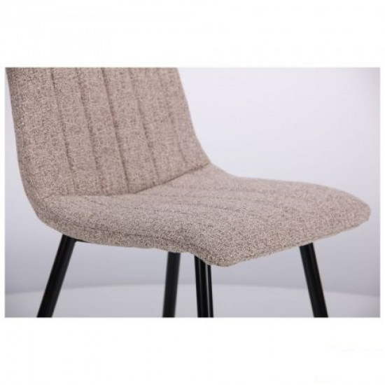 Dining chair Indiana black/melange latte AMF