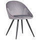 Dining chair Mary black/silver AMF