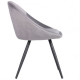 Dining chair Mary black/silver AMF