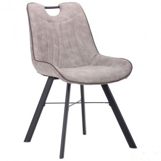 Dining chair Hazer black/cowboy taupe AMF