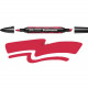 Marker Winsor & Newton Brushmarker 1 mm red berry (0204171)