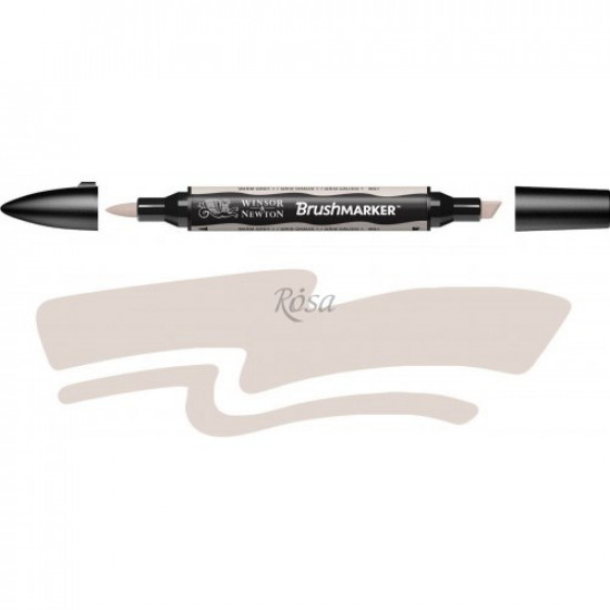 Маркер Winsor & Newton Brushmarker 1 мм сірий теплий (0204134)