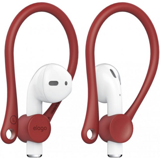  Держатель Elago Earhook для AirPods Red (EAP-HOOKS-RD)