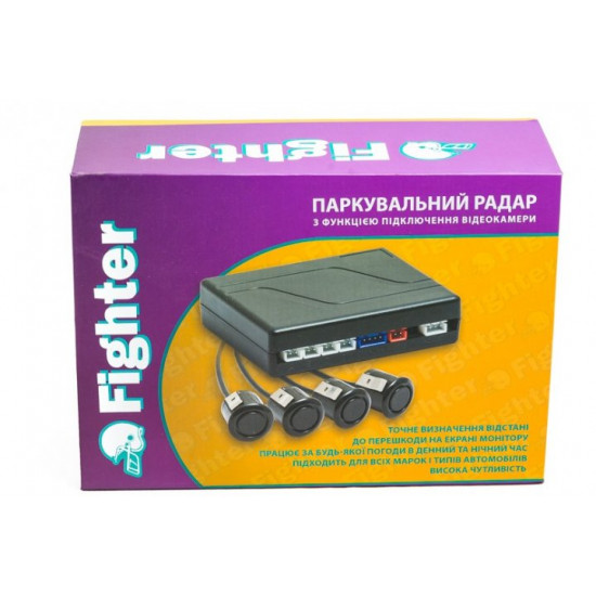  Парковочный радар Fighter FPS-01V Black