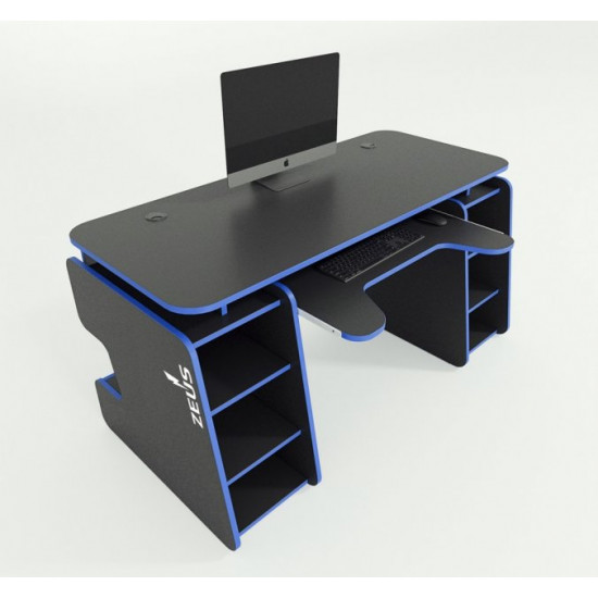 Gaming table Galaktika Zeus black + blue