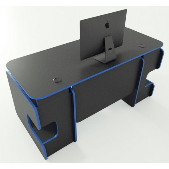 Gaming table Galaktika Zeus black + blue