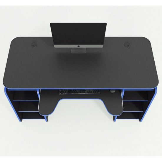 Gaming table Galaktika Zeus black + blue