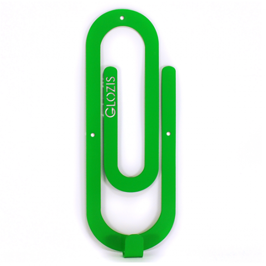  Вешалка настенная Крючок Glozis Clip Green H-011 26 х 10см