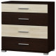 Children's bedroom Breeze Set 13 made of laminated chipboard Dark Wenge/Everest Milky Oak