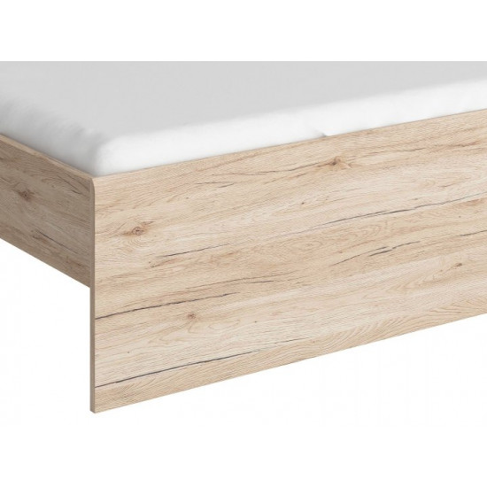 Bed Gerbor holding Elpaso + orthopedic slats LOZ160 160x200 oak San Remo