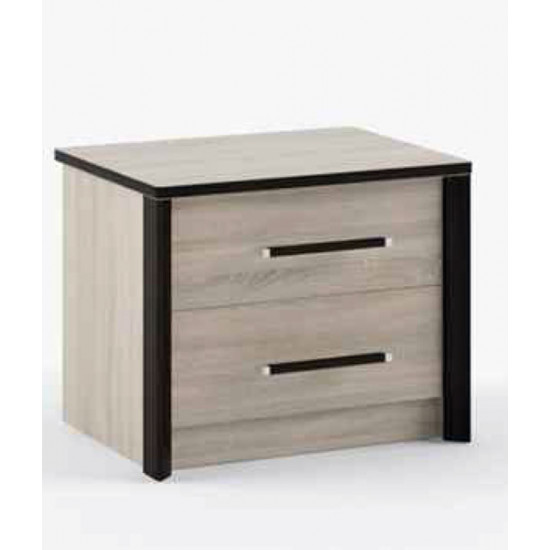 Bedside table Sokme Scarlet Oak Sonoma/Wenge magic