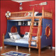 Original bunk triple bed Kaito color blue