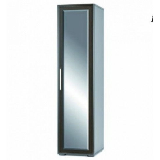 Cabinet-case Furniture Service Tokyo 1D (mirror) 55.5x213.5x58.5 dark wenge