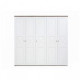 Five-door swing wardrobe SZF5D for the bedroom made of chipboard Tina Gerbor