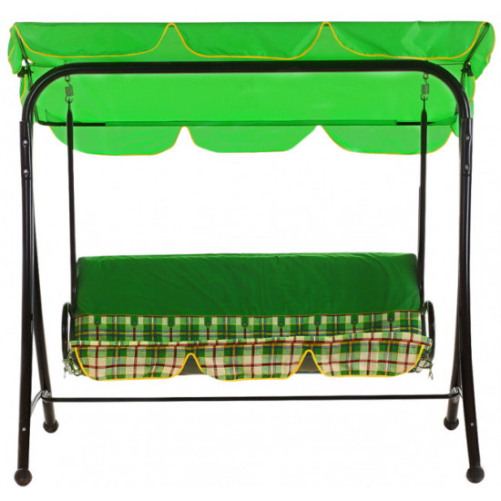 Garden swing Vitan Kelly Tartan metal/fabric multi-colored