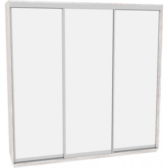 Sliding wardrobe HOUSE B246 Alaska Mirror 240x60x240