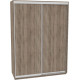 Sliding wardrobe HOUSE B196 Sonoma oak truffle chipboard 190x60x240