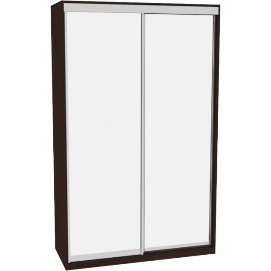 Sliding wardrobe HOUSE B166 Wenge Mirror 160x60x220