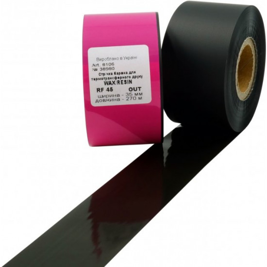 Ribbon Tama WAX/Resin RF45 35 mm x 270 m Out (8106)