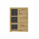 Low pencil case cabinet for the living room made of Focus Sokme chipboard artisan oak