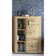 Low pencil case cabinet for the living room made of Focus Sokme chipboard artisan oak