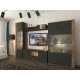 Showcase in the living room made of chipboard Adele 900 2D Sokme oak craft tobacco/northern wood