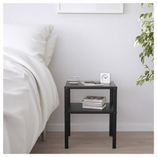 Bedside table IKEA KNARREVIK black 303.811.83