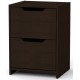 Bedside table Kompanit PKT 9 Wenge dark (48x42x66 cm)