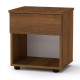 Bedside table KOMPANIT PKT-8 Walnut Ekko