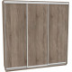 Sliding wardrobe HOUSE N4246 Sonoma oak truffle chipboard 240x60x240