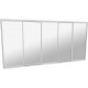 Sliding wardrobe HOUSE N4486 Alaska Mirror 480x60x240