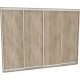 Sliding wardrobe HOUSE N4366 Sonoma Oak chipboard 360x60x240