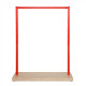 Floor hanger Fenster Elite 1 Sonoma Oak/Red