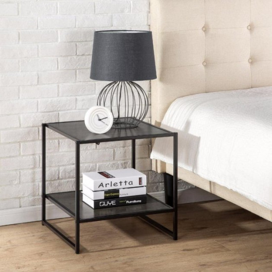 Metal bedside table in Loft style StepLoft Stand-139