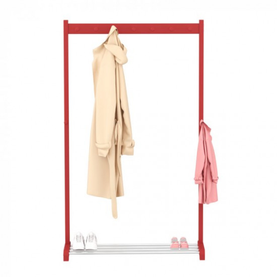 Clothes rack Fenster NVD-09 Red