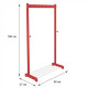 Clothes rack Fenster NVD-09 Red