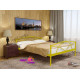 Metal one-and-a-half bed 120x190 Metacam Palermo-2 Yellow