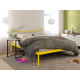 Metal one-and-a-half bed 120x190 Metakam Sakura-1 Yellow