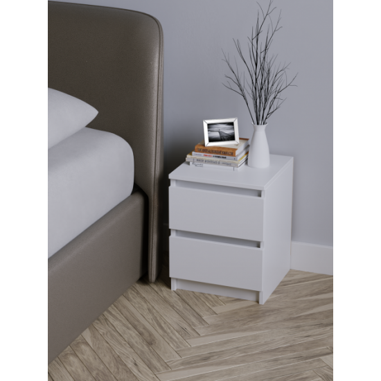 Bedside table Mebleva Ploshcha TK-1 White (40x40x50 cm)