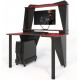 Gaming table with add-on Ivar 2 120 Zeus red + black