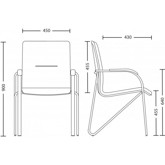 Armchair Nowy Styl SAMBA ordf (BOX-1) V-18 1.018