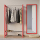 Hallway stand Fenster Lux Red