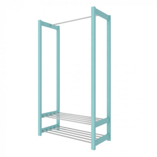 Stand in the hallway Fenster Luxury Turquoise