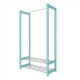 Stand in the hallway Fenster Luxury Turquoise