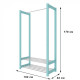 Stand in the hallway Fenster Luxury Turquoise