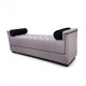 Banquette Damascus 1 Lilac (150x40x50 cm) Soft Velor Capiton for the hallway, bedroom, living room