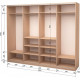 Four-door wardrobe Roko 238.4x242x60 cm Mirror Milky oak (20200024646)