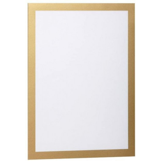 Information frame Durable DURAFRAME A4 236 x 323 mm self-adhesive magnetic flap Gold