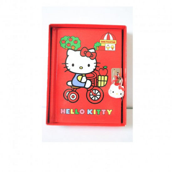 Lockable Notepad Hello Kitty Sanrio Red 4045316080960