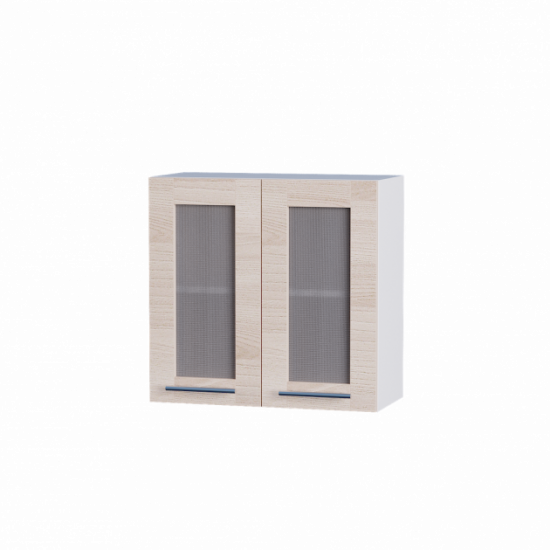 Kitchen module Everest Eco Showcase 600 60x30x58 cm Ash Shimo Light